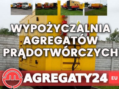 Wynajem agregatów prądotwórczych o różnej mocy
