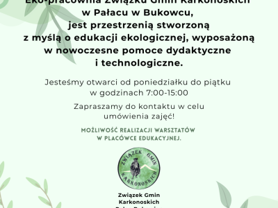 Edukacja ekologiczna w Eko-pracowni Związku Gmin Karkonoskich
